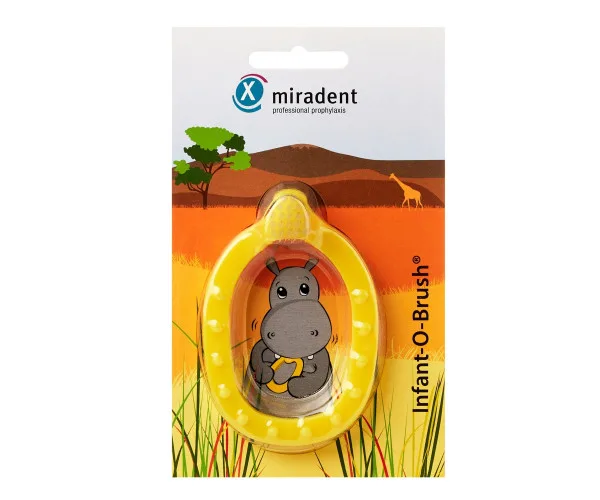 Дитяча зубна щітка прорізувач Infant-O-Brush - Yellow Miradent Miradent (Німеччина)